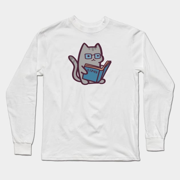 Physics Student Cat Long Sleeve T-Shirt by ThumboArtBumbo